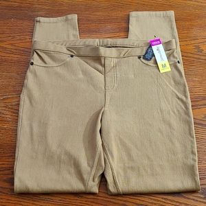 Brown / Toffee June & Daisy Denim Leggings Size M NWT